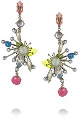 Erickson Beamon Nexus Swarovski Crystal Earrings