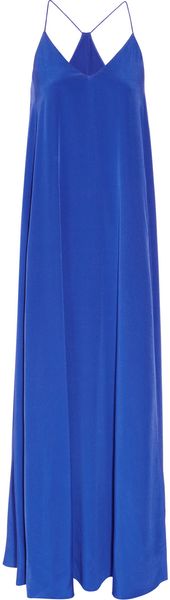 J.Crew Minuit Silk Crepe De Chine Maxi Dress - Lyst