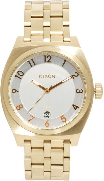 Nixon Monopoly Gold Watch - Lyst
