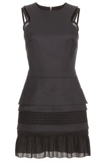 Victoria Beckham Tiered Dress - Lyst