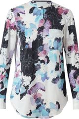 3.1 Phillip Lim Floral Printed Silk Shirt