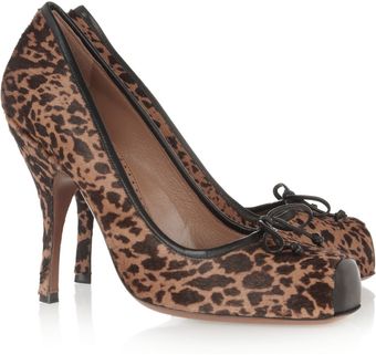 Alaïa Calf Hair Pumps - Lyst