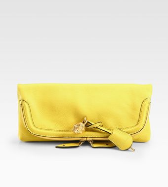 Alexander McQueen Skull Foldover Clutch - Lyst