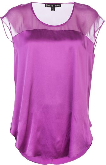 Elizabeth And James Silk Kari Top - Lyst