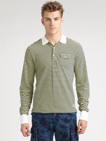 Gant By Michael Bastian Elbow Patch Polo - Lyst