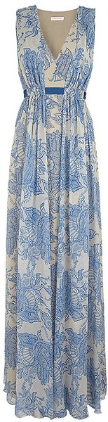 Matthew Williamson Silk Scarf Gown - Lyst