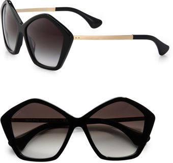 Miu Miu Star Metal Acetate Sunglasses - Lyst