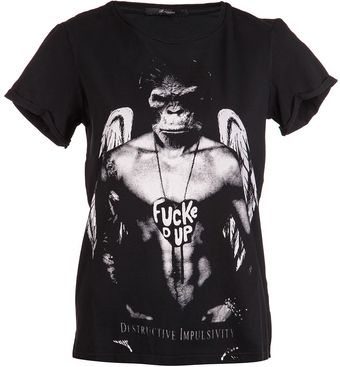 Reception Monkey Tshirt - Lyst