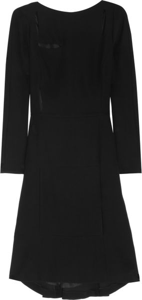 Sonia Rykiel Slit Detailed Crepe Dress - Lyst