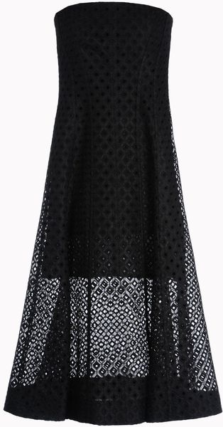 Stella McCartney Cutwork Embroidery Mathilde Dress - Lyst