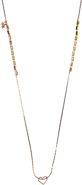 Stella McCartney Stars and Heart Necklace - Lyst