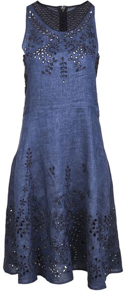 Vanessa Bruno Chambray Dress - Lyst