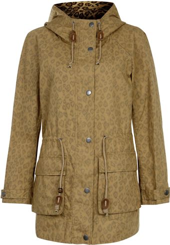 YMC  Leopard Print Parka - Lyst