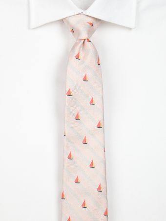 Band Of Outsiders Classic Print Tie - Lyst