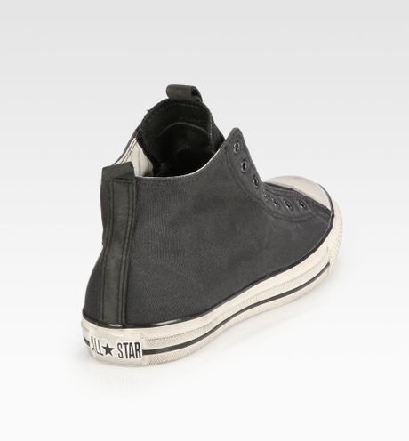 laceless canvas trainers
