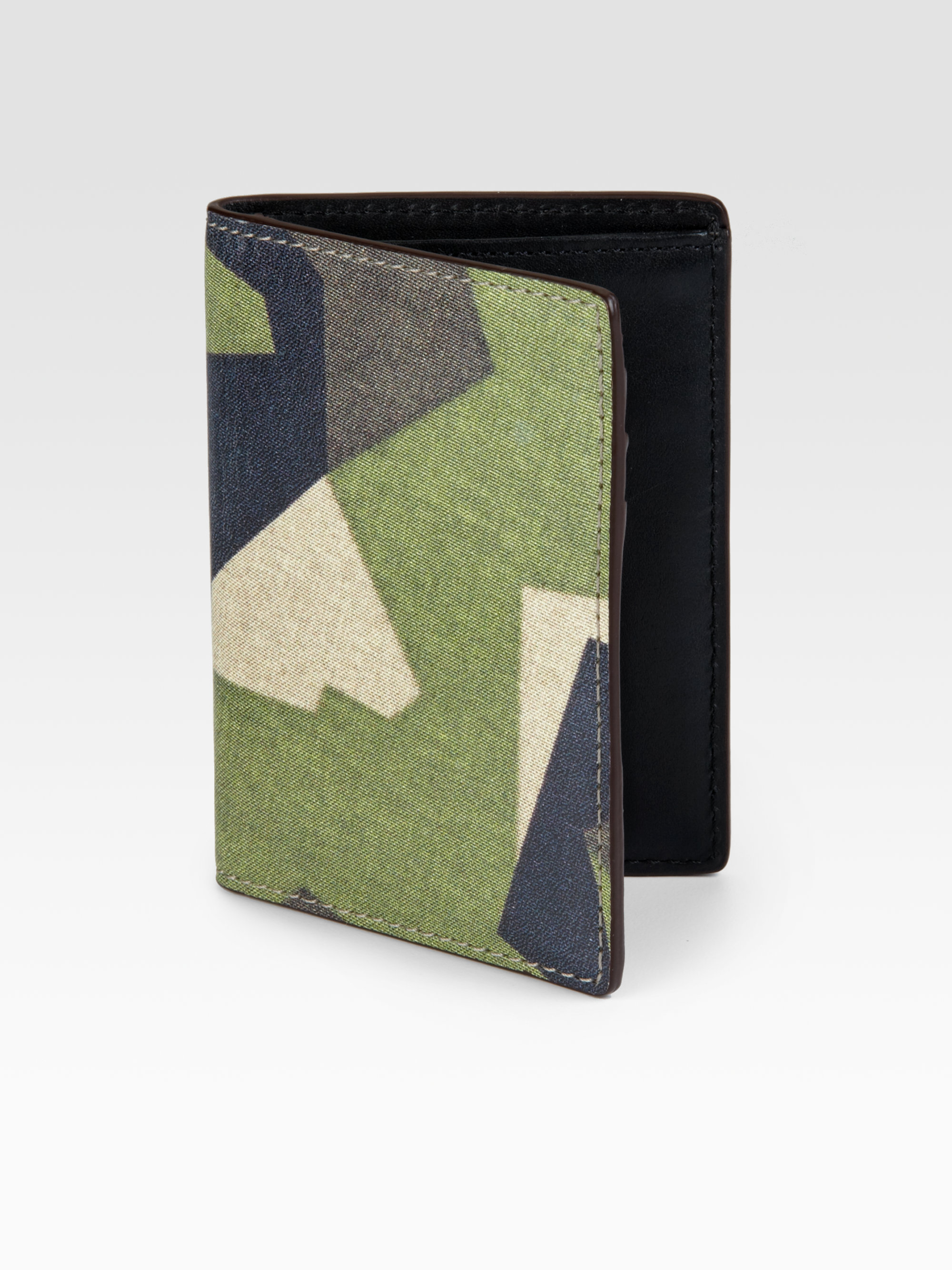 Jack Spade Swedish M90 Camo Vertical Flap Wallet in Green for Men