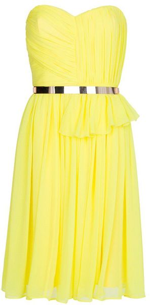 Mango Pleated Sheer Dress - Lyst