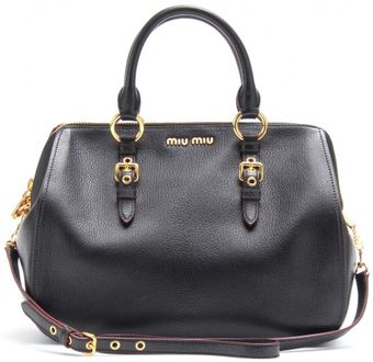 Miu Miu Leather Handbag - Lyst