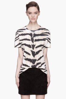 Pierre Balmain Beige Tiger Print T-shirt - Lyst