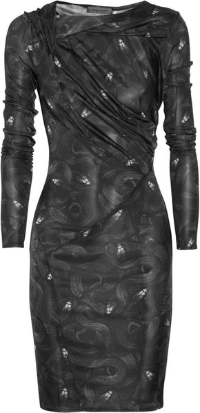 Aminaka Wilmont Printed Stretch-Jersey Dress - Lyst