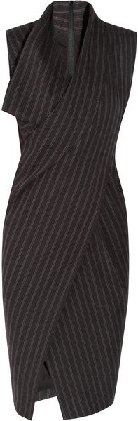 Donna Karan New York Origami Woolblend Dress - Lyst