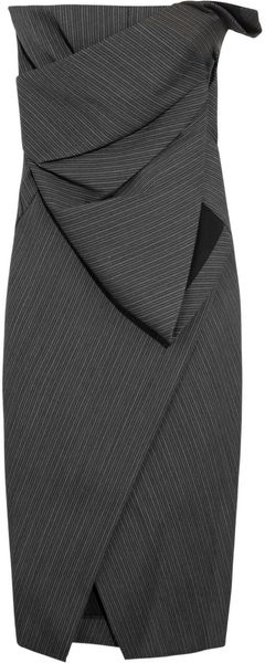 Donna Karan New York Wool Blend Dress - Lyst