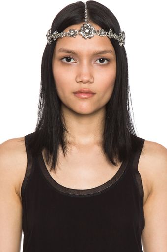 Erickson Beamon Monique Headpiece in Silver - Lyst