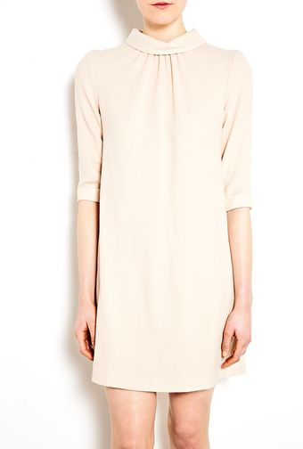 Goat Nude Sabine Gathered Neck Shift Dress - Lyst