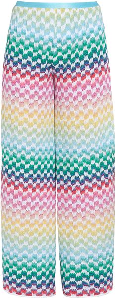 Missoni Lurex Trousers with Open Side Seam - Lyst