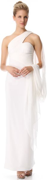 Notte By Marchesa One Shoulder Gown - Lyst