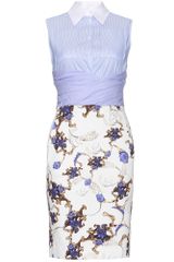Altuzarra Nina Buttondown Print Dress