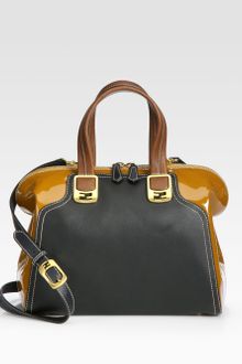 Fendi Chameleon Patent Leather Leather Duffle Bag - Lyst