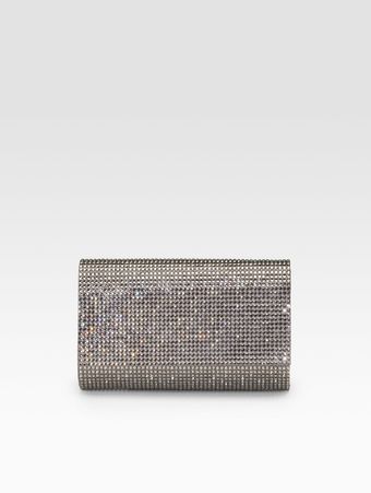 Judith Leiber Fizzy Fullbead Crystal Clutch - Lyst