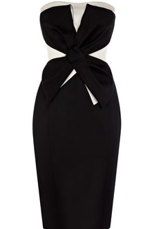 Karen Millen Beautiful Couture Satin Dress - Lyst