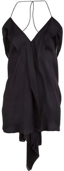 Lanvin Tail Hem Cami - Lyst