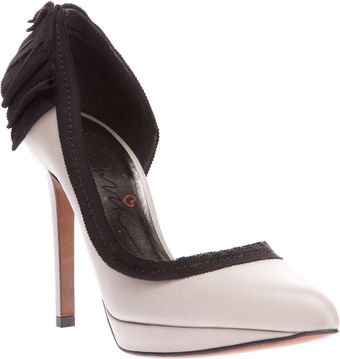 Lanvin Contrast Trim Pumps - Lyst