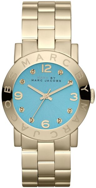 Marc By Marc Jacobs Amy Gold Stainless Steel Ladies Watch - Lyst
