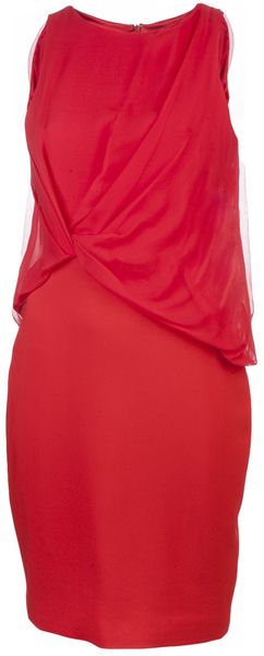 Prabal Gurung Chiffon Overlay Dress - Lyst