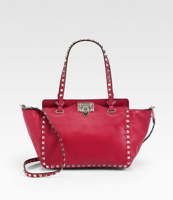 Valentino Rockstud Mini Tote - Lyst