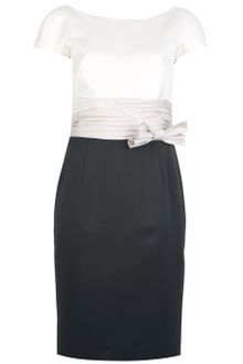 Victoria, Victoria Beckham Contrast Dress - Lyst