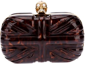 Alexander McQueen Union Jack Box Clutch - Lyst