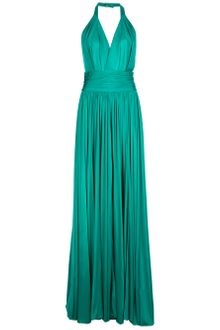 Balmain Halterneck Evening Gown - Lyst