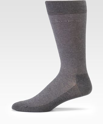 Boss Black Herringbone Socks - Lyst