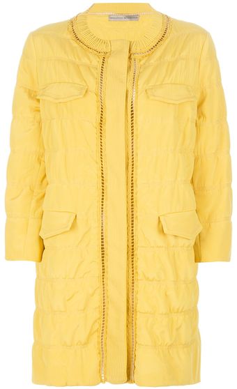 Ermanno Scervino Perforated Midlength Jacket - Lyst