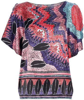 Iceberg Abstract Print Blouse - Lyst