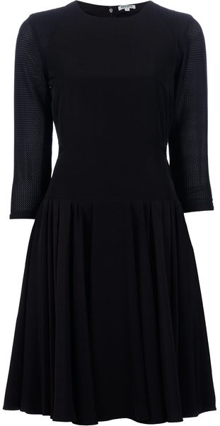 Kenzo Airtex Combo Dress - Lyst