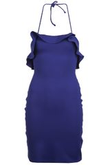 Lanvin Fitted Halter Dress
