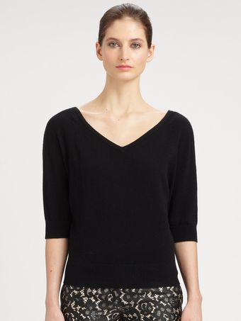 Michael Kors Cashmere Vneck Sweater - Lyst
