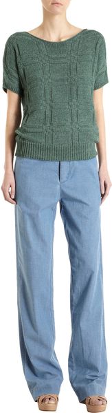 A.P.C. Wide Leg Pants - Lyst