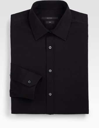 Gucci Stretch Cotton Sportshirt - Lyst